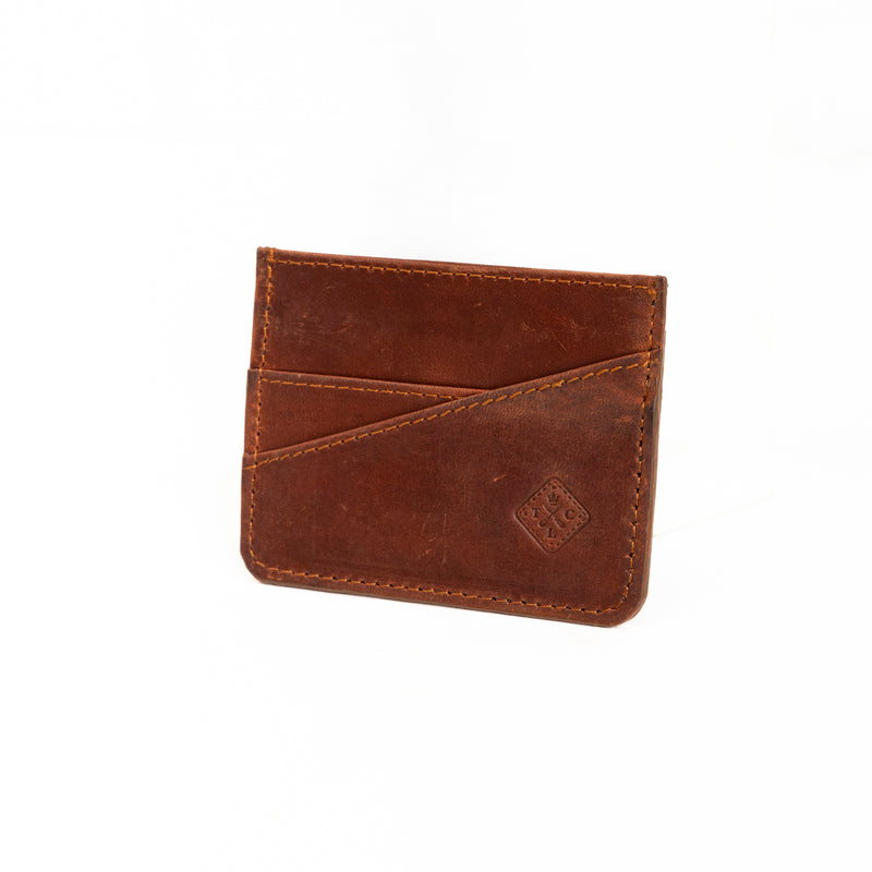 Card Case Horizontal - Tan Brown