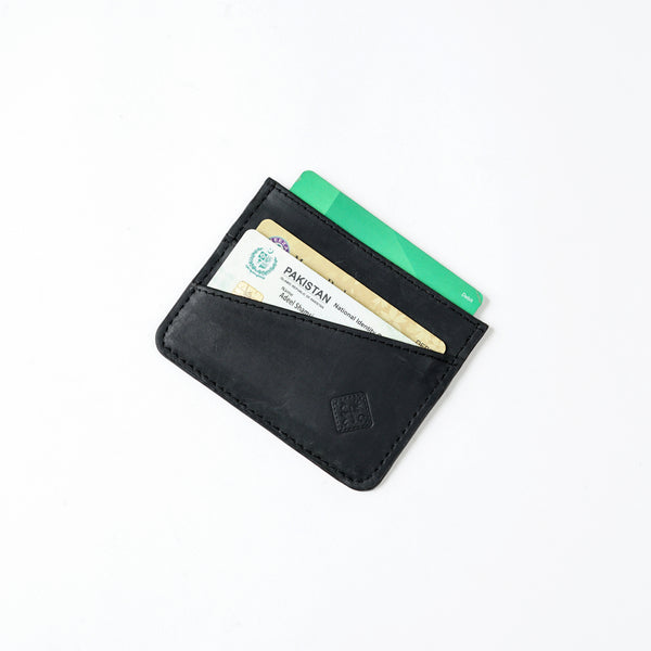 Horizontal Card Case - Black