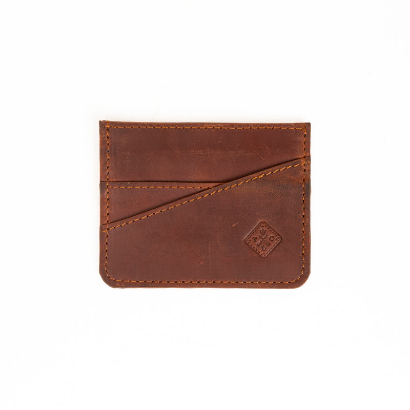 Card Case Horizontal - Tan Brown